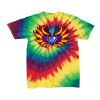 Youth Multi-Color Spiral Tie-Dyed T-Shirt Thumbnail