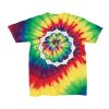 Youth Multi-Color Spiral Tie-Dyed T-Shirt Thumbnail