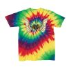 Youth Multi-Color Spiral Tie-Dyed T-Shirt Thumbnail