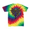 Youth Multi-Color Spiral Tie-Dyed T-Shirt Thumbnail