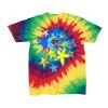 Youth Multi-Color Spiral Tie-Dyed T-Shirt Thumbnail