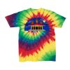 Youth Multi-Color Spiral Tie-Dyed T-Shirt Thumbnail