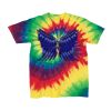 Youth Multi-Color Spiral Tie-Dyed T-Shirt Thumbnail