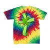 Youth Multi-Color Spiral Tie-Dyed T-Shirt Thumbnail