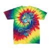Youth Multi-Color Spiral Tie-Dyed T-Shirt Thumbnail