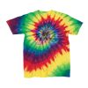 Youth Multi-Color Spiral Tie-Dyed T-Shirt Thumbnail