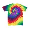 Youth Multi-Color Spiral Tie-Dyed T-Shirt Thumbnail