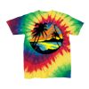 Youth Multi-Color Spiral Tie-Dyed T-Shirt Thumbnail