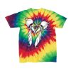 Youth Multi-Color Spiral Tie-Dyed T-Shirt Thumbnail