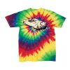 Youth Multi-Color Spiral Tie-Dyed T-Shirt Thumbnail