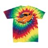 Youth Multi-Color Spiral Tie-Dyed T-Shirt Thumbnail