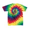 Youth Multi-Color Spiral Tie-Dyed T-Shirt Thumbnail