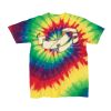 Youth Multi-Color Spiral Tie-Dyed T-Shirt Thumbnail