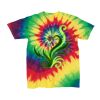 Youth Multi-Color Spiral Tie-Dyed T-Shirt Thumbnail