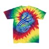 Youth Multi-Color Spiral Tie-Dyed T-Shirt Thumbnail