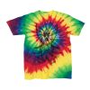 Youth Multi-Color Spiral Tie-Dyed T-Shirt Thumbnail