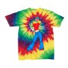 Youth Multi-Color Spiral Tie-Dyed T-Shirt Thumbnail