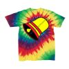 Youth Multi-Color Spiral Tie-Dyed T-Shirt Thumbnail