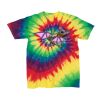Youth Multi-Color Spiral Tie-Dyed T-Shirt Thumbnail