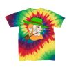 Youth Multi-Color Spiral Tie-Dyed T-Shirt Thumbnail