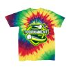 Youth Multi-Color Spiral Tie-Dyed T-Shirt Thumbnail