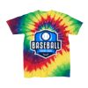 Youth Multi-Color Spiral Tie-Dyed T-Shirt Thumbnail
