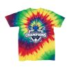 Youth Multi-Color Spiral Tie-Dyed T-Shirt Thumbnail