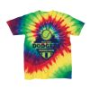 Youth Multi-Color Spiral Tie-Dyed T-Shirt Thumbnail