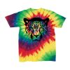 Youth Multi-Color Spiral Tie-Dyed T-Shirt Thumbnail