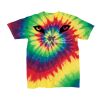 Youth Multi-Color Spiral Tie-Dyed T-Shirt Thumbnail