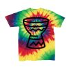 Youth Multi-Color Spiral Tie-Dyed T-Shirt Thumbnail