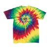 Youth Multi-Color Spiral Tie-Dyed T-Shirt Thumbnail