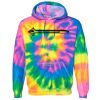 Blended Tie-Dyed Hooded Sweatshirt Thumbnail
