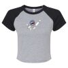 Women's Micro Rib Raglan Baby Tee Thumbnail