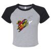 Women's Micro Rib Raglan Baby Tee Thumbnail