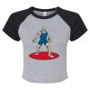 Women's Micro Rib Raglan Baby Tee Thumbnail
