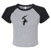 Women's Micro Rib Raglan Baby Tee Thumbnail
