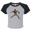 Women's Micro Rib Raglan Baby Tee Thumbnail