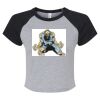Women's Micro Rib Raglan Baby Tee Thumbnail