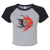 Women's Micro Rib Raglan Baby Tee Thumbnail