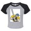 Women's Micro Rib Raglan Baby Tee Thumbnail