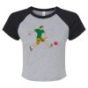Women's Micro Rib Raglan Baby Tee Thumbnail