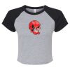 Women's Micro Rib Raglan Baby Tee Thumbnail
