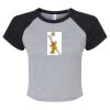 Women's Micro Rib Raglan Baby Tee Thumbnail