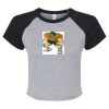 Women's Micro Rib Raglan Baby Tee Thumbnail