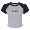 Women's Micro Rib Raglan Baby Tee Thumbnail