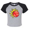 Women's Micro Rib Raglan Baby Tee Thumbnail