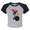 Women's Micro Rib Raglan Baby Tee Thumbnail