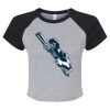 Women's Micro Rib Raglan Baby Tee Thumbnail