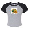 Women's Micro Rib Raglan Baby Tee Thumbnail